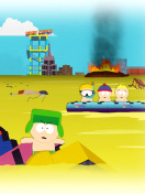 Обои South Park, Stan, Kyle, Eric Cartman, Kenny McCormick 132x176