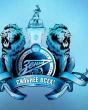 Das FC Zenit Saint Petersburg Wallpaper 176x220