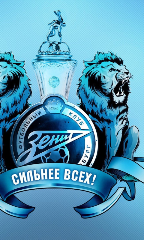 Обои FC Zenit Saint Petersburg 480x800