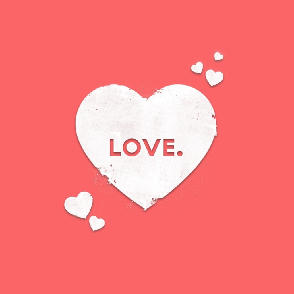 Das Love Heart Wallpaper 1024x1024