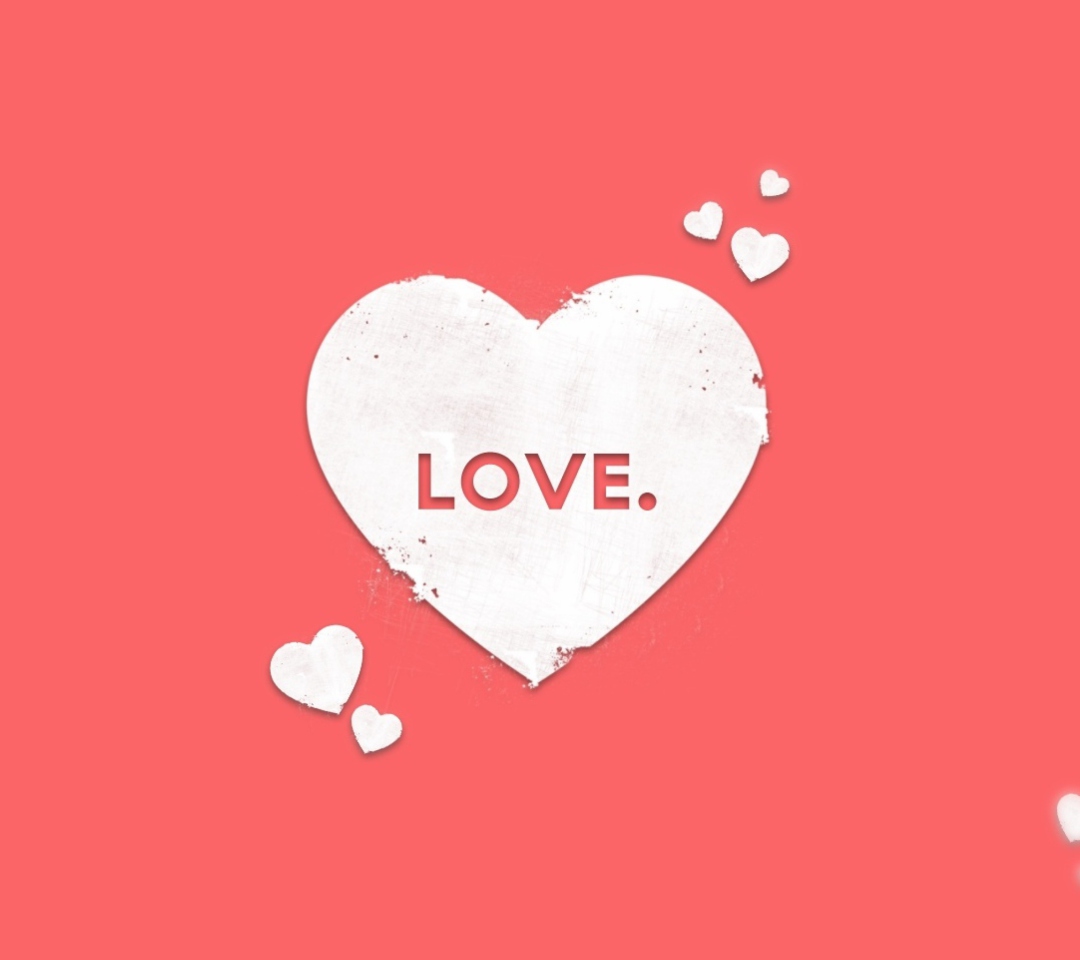 Das Love Heart Wallpaper 1080x960