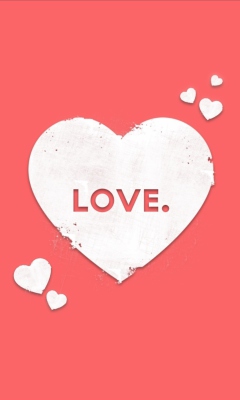 Das Love Heart Wallpaper 240x400