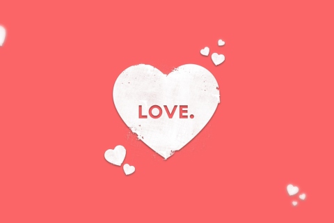 Das Love Heart Wallpaper 480x320