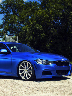 Das BMW F30 335i M Sport with Vossen CVT Wallpaper 240x320