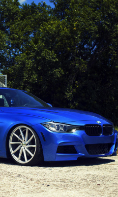 Das BMW F30 335i M Sport with Vossen CVT Wallpaper 240x400