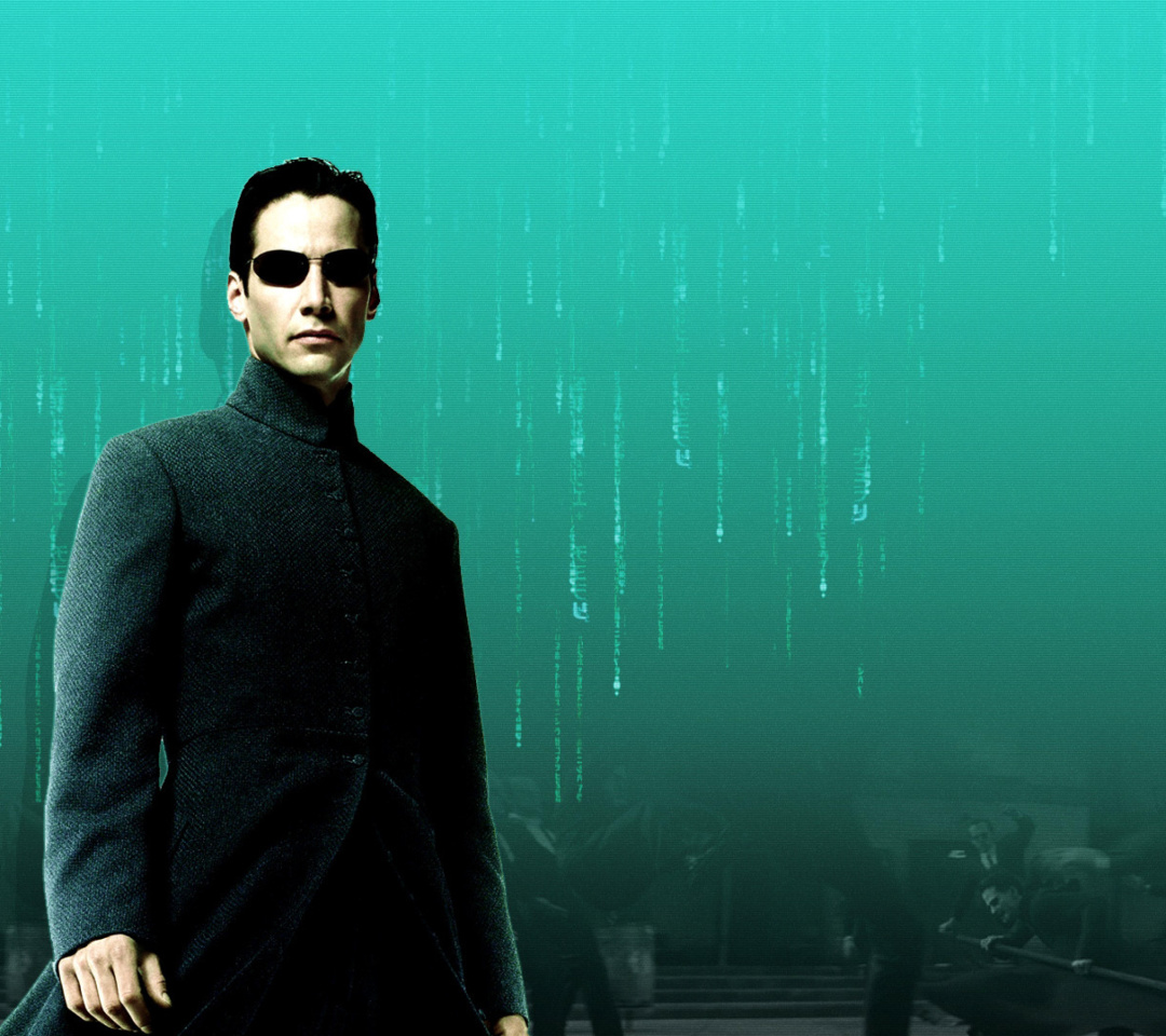 Thomas Anderson Neo in Matrix wallpaper 1080x960
