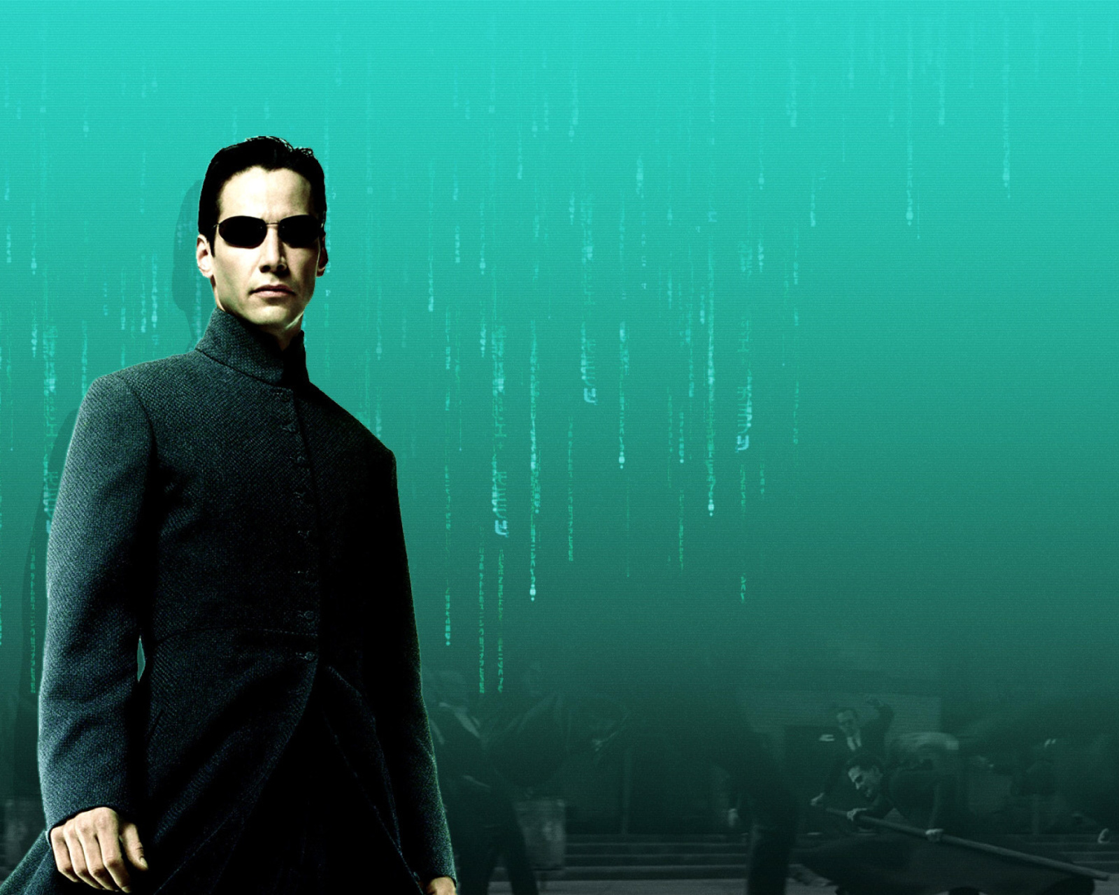 Das Thomas Anderson Neo in Matrix Wallpaper 1600x1280