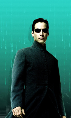 Thomas Anderson Neo in Matrix screenshot #1 240x400