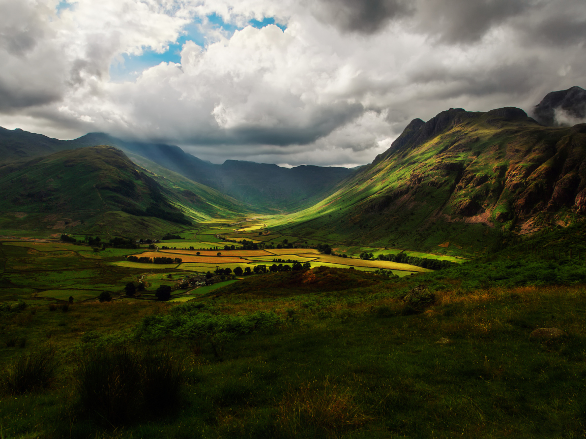 Screenshot №1 pro téma Green Hills Of England 1152x864