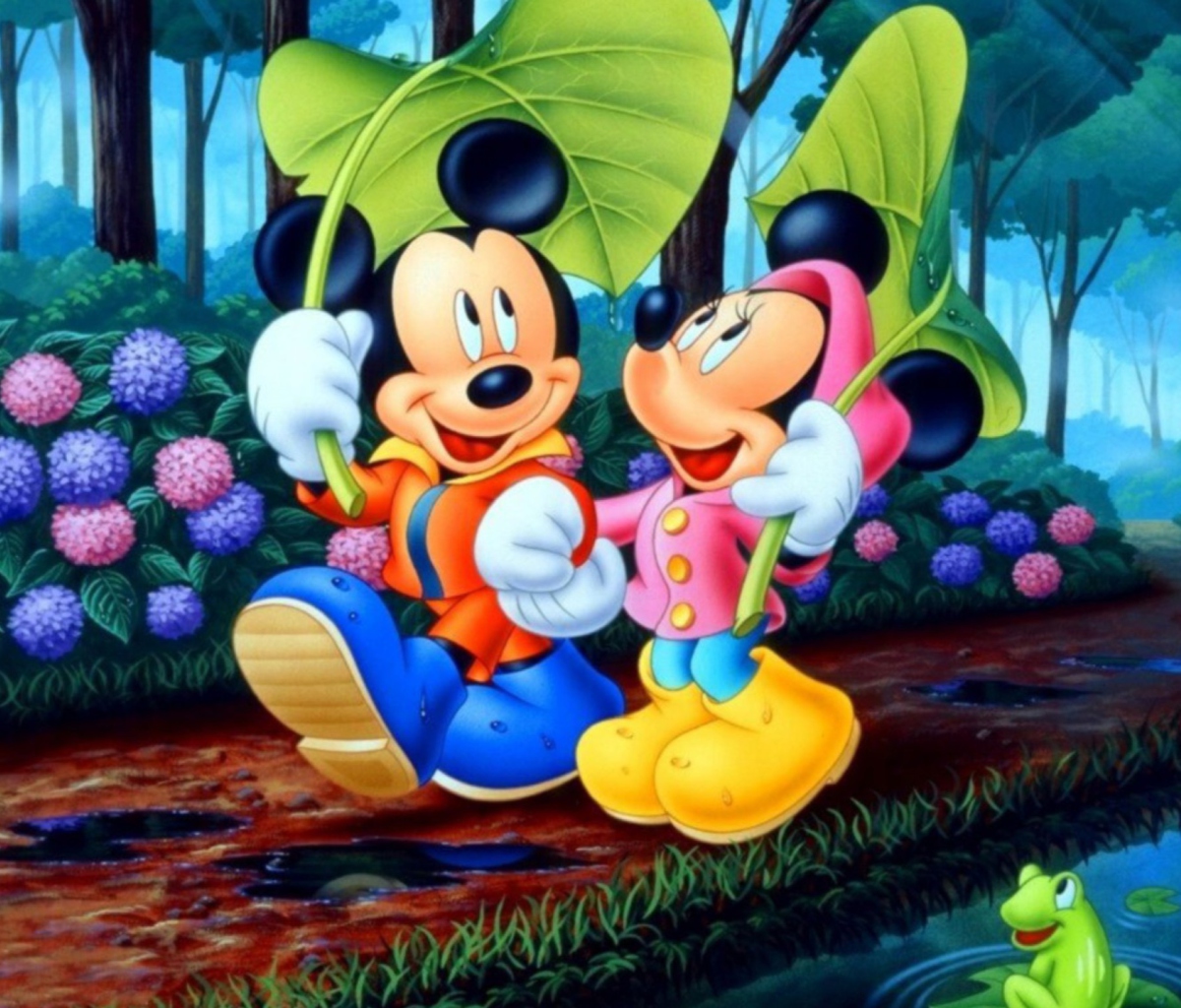 Screenshot №1 pro téma Mickey And Minnie Mouse 1200x1024