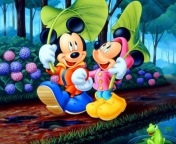 Fondo de pantalla Mickey And Minnie Mouse 176x144