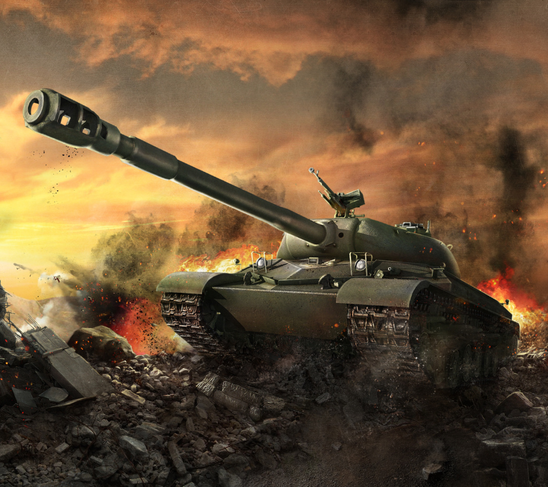 Das World of tanks - WZ 111 Wallpaper 1080x960