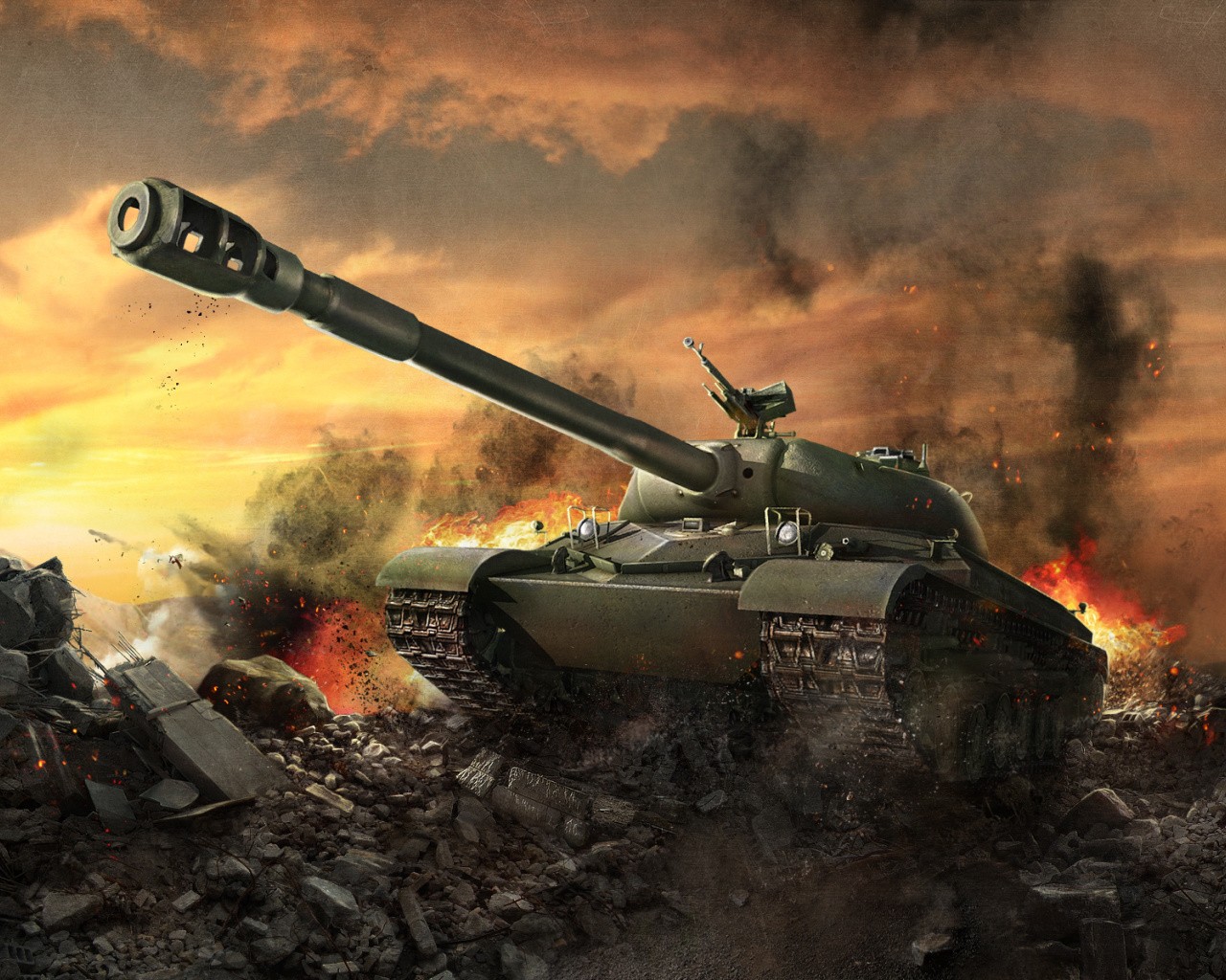 Das World of tanks - WZ 111 Wallpaper 1280x1024