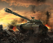 Das World of tanks - WZ 111 Wallpaper 176x144