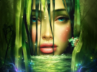 Fondo de pantalla Lake Fairy 320x240