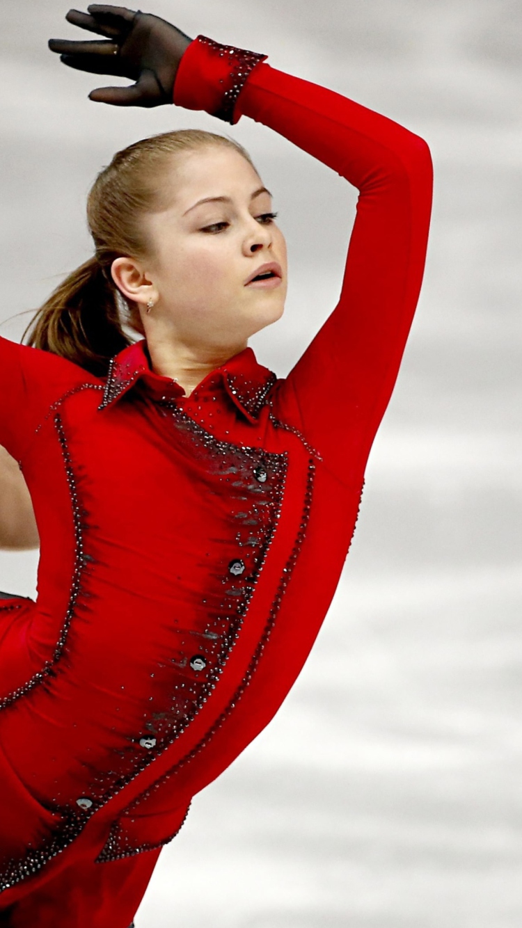 Fondo de pantalla Yulia Lipnitskaya Champion In Sochi 2014 Winter Olympics 750x1334
