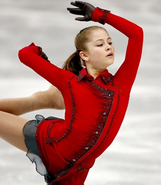 Yulia Lipnitskaya Champion In Sochi 2014 Winter Olympics - Obrázkek zdarma pro 320x480
