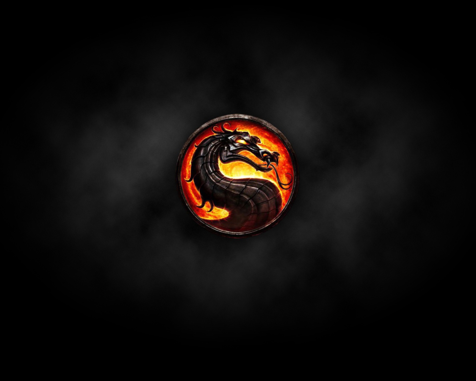 Das Mortal Kombat Logo Wallpaper 1600x1280