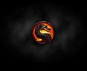 Das Mortal Kombat Logo Wallpaper 176x144