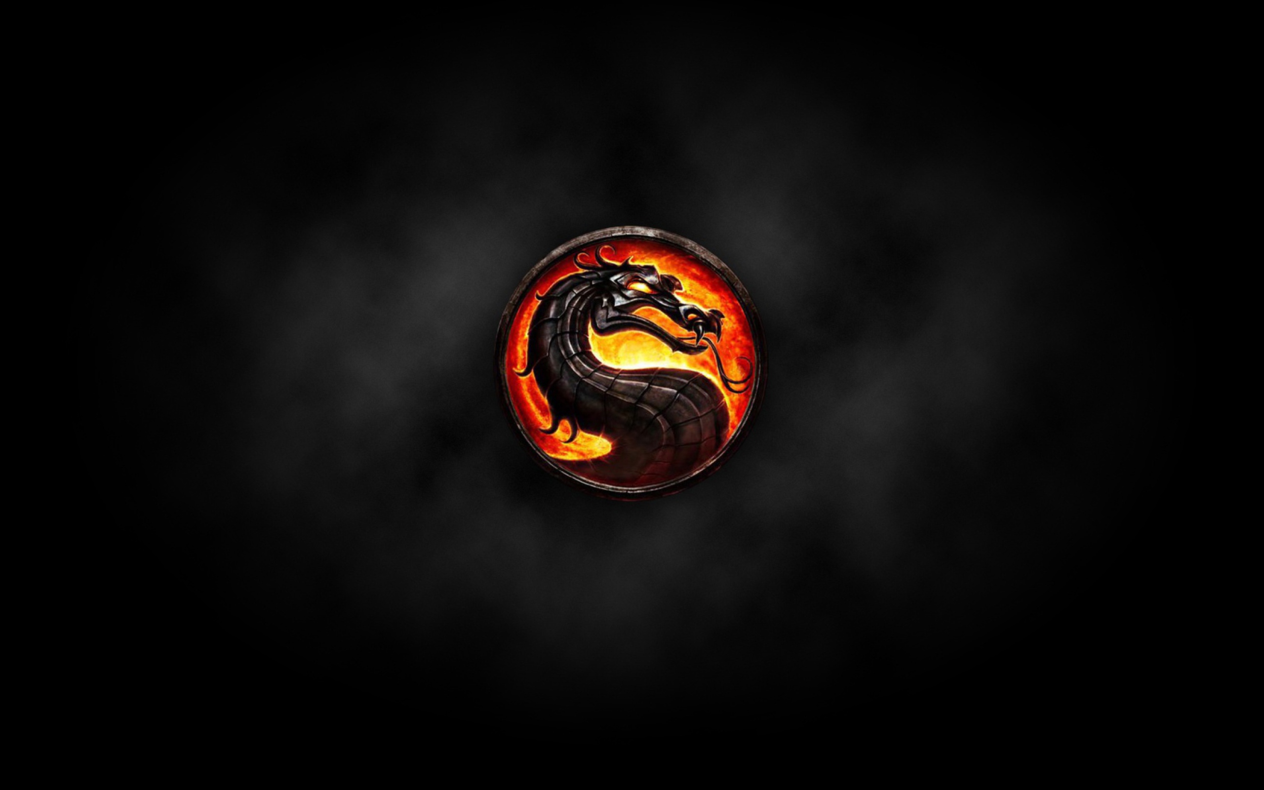 Das Mortal Kombat Logo Wallpaper 2560x1600