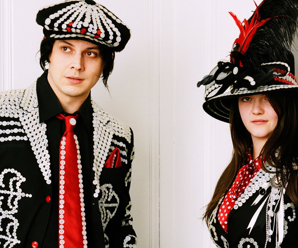 Das White Stripes Wallpaper 960x800