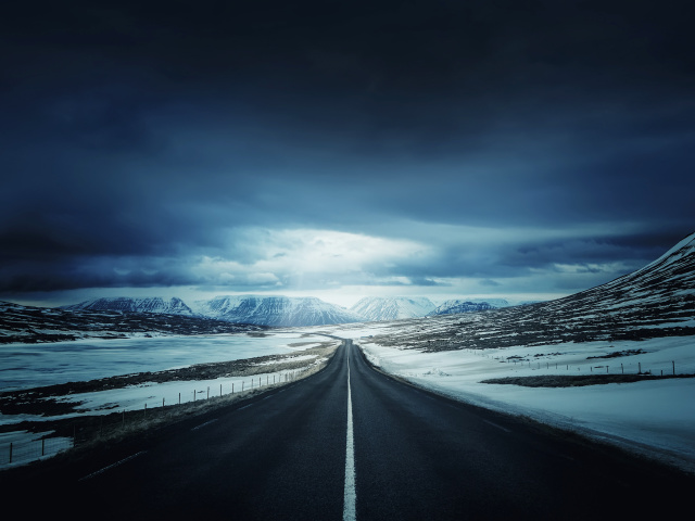 Icelands Ring Road wallpaper 640x480