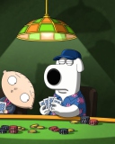 Fondo de pantalla Family Guy Poker 128x160