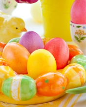 Colorful Easter wallpaper 176x220