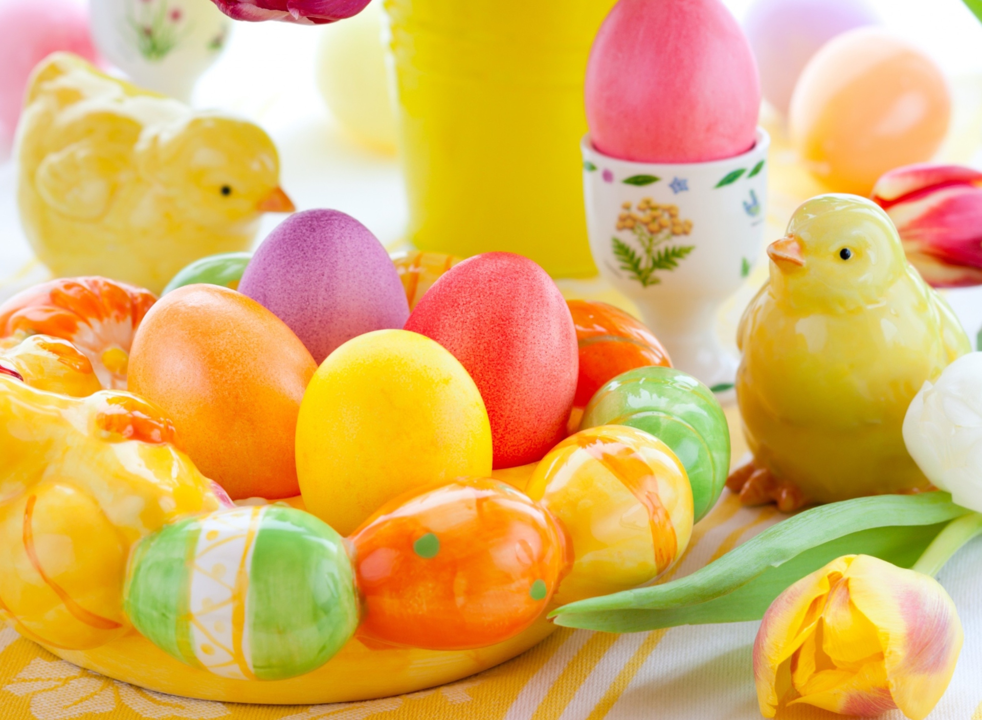 Das Colorful Easter Wallpaper 1920x1408