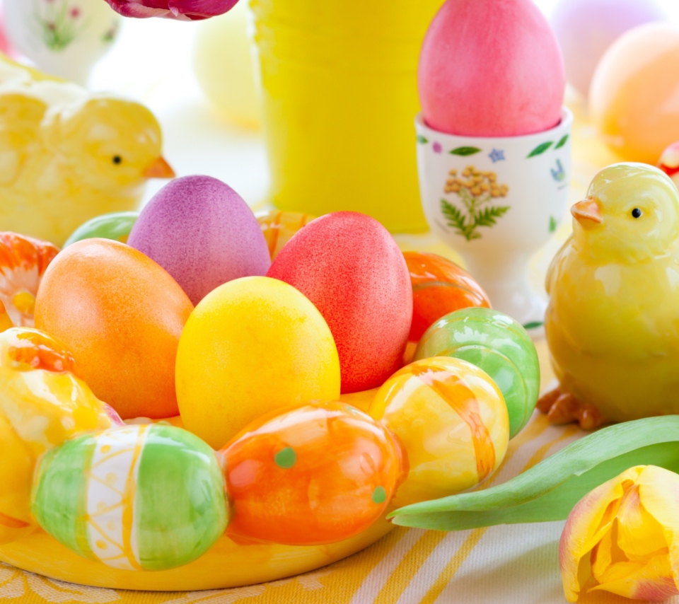 Colorful Easter wallpaper 960x854