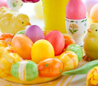 Colorful Easter sfondi gratuiti per 1024x1024