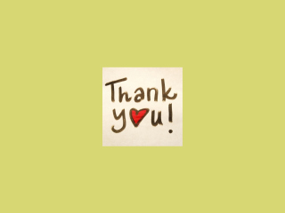 Das Thank You Wallpaper 320x240