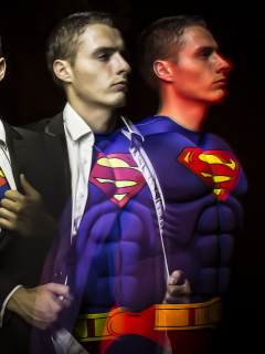 Das Superman Wallpaper 240x320