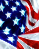 Das Stars And Stripes Wallpaper 128x160