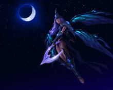 Обои Anime Fairy Moon Queen 220x176
