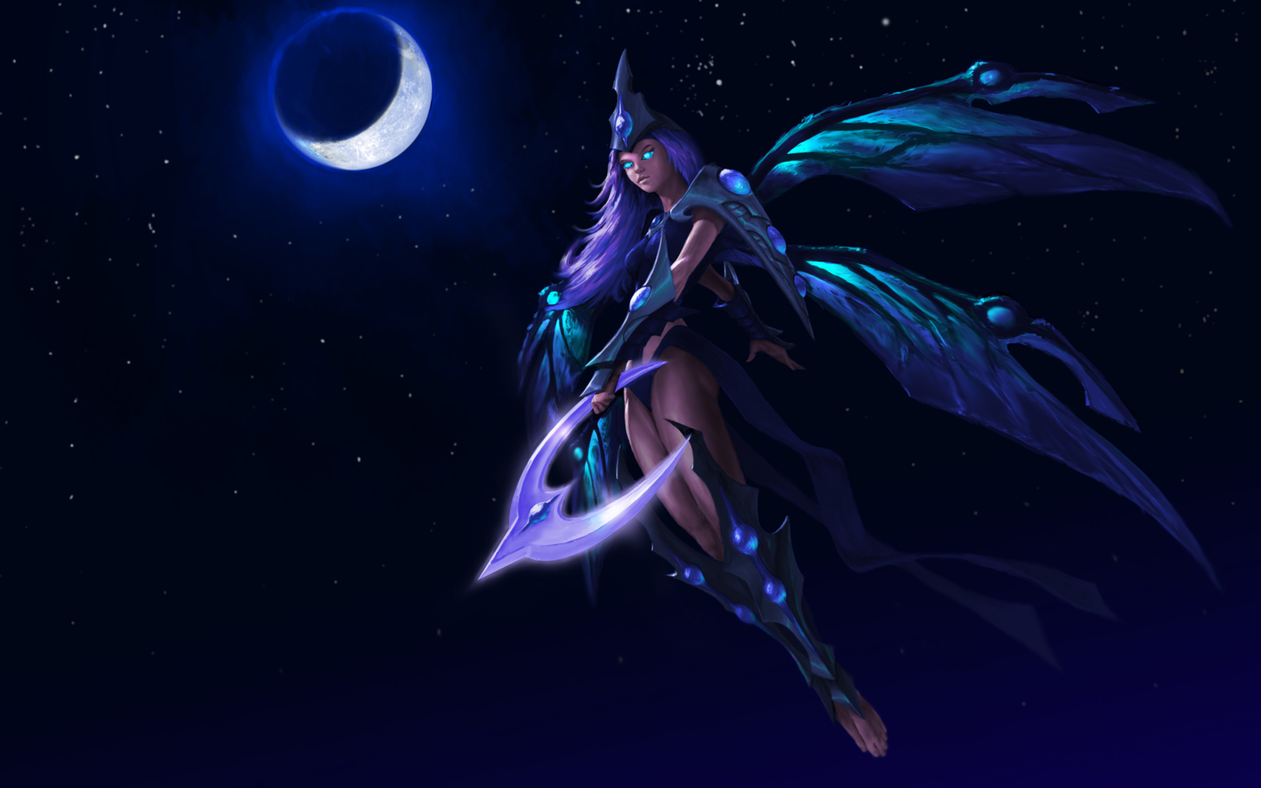 Fondo de pantalla Anime Fairy Moon Queen 2560x1600