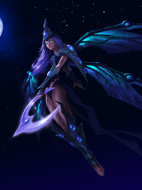 Anime Fairy Moon Queen screenshot #1 480x640