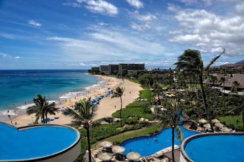 Fondo de pantalla Hawaii Boutique Luxury Hotel with Spa and Pool 480x320