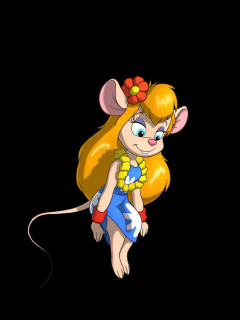 Chip n Dale Rescue Rangers, Gadget Hackwrench wallpaper 240x320