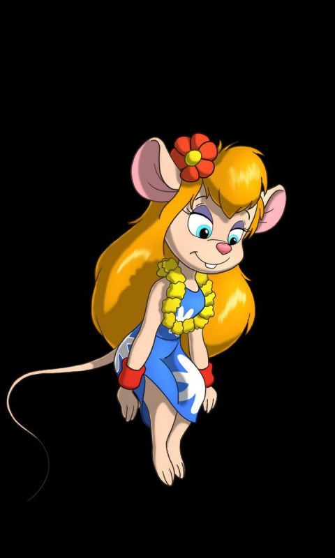 Chip n Dale Rescue Rangers, Gadget Hackwrench wallpaper 480x800