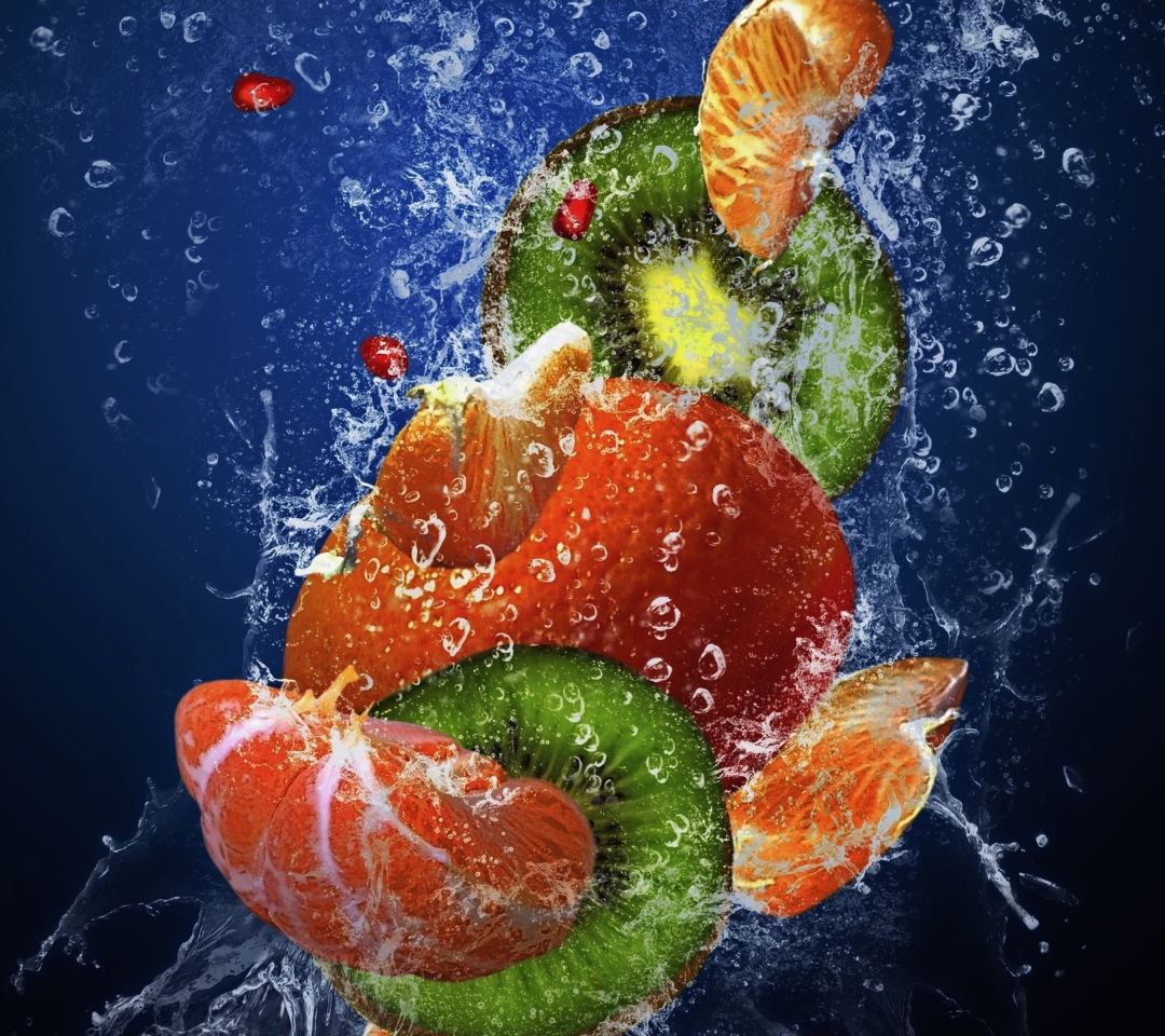 Fresh Fruit Cocktail wallpaper 1080x960