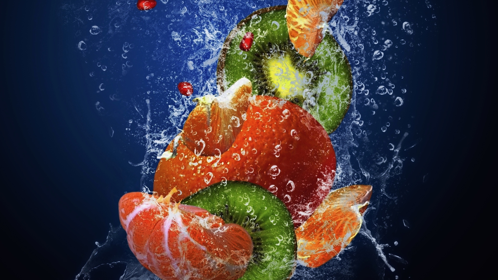Fresh Fruit Cocktail wallpaper 1600x900