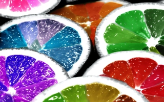 Rainbow Limes - Obrázkek zdarma pro Sony Xperia Z1