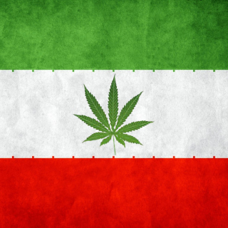 Kostenloses Iran Weeds Flag Wallpaper für iPad mini