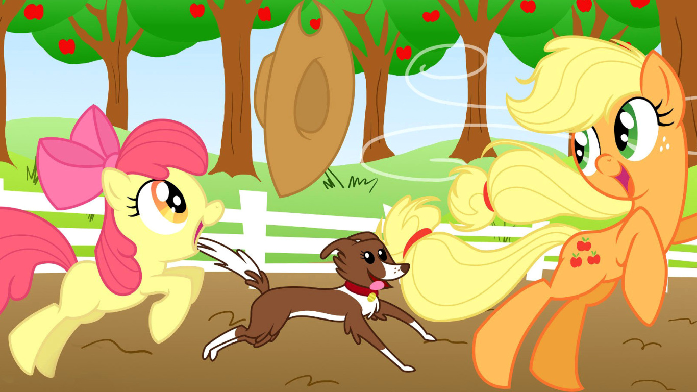 Das My Little Pony Wallpaper 1366x768