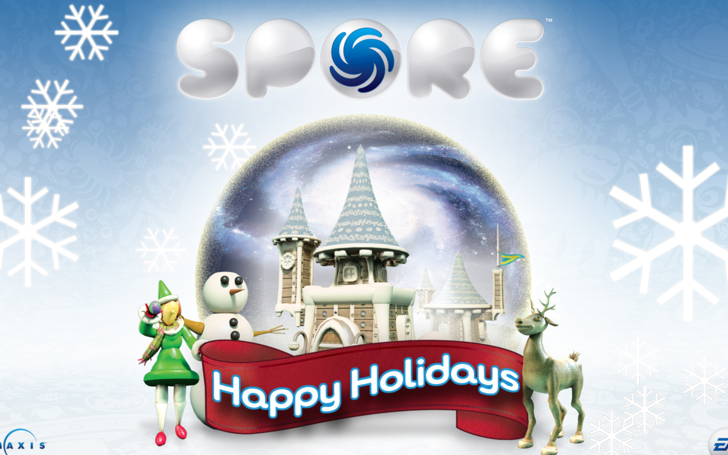 Fondo de pantalla Happy Holidays 1440x900