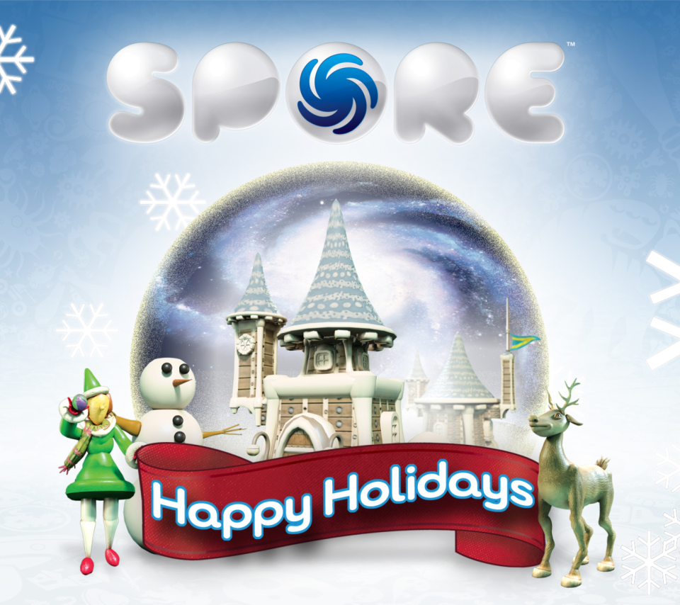 Fondo de pantalla Happy Holidays 960x854