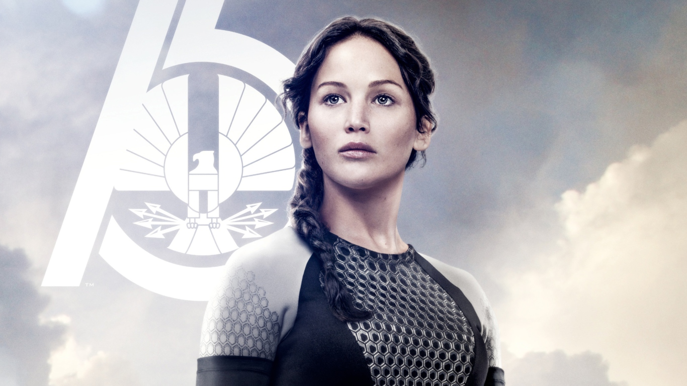 Fondo de pantalla Jennifer Lawrence In The Hunger Games Catching Fire 1366x768
