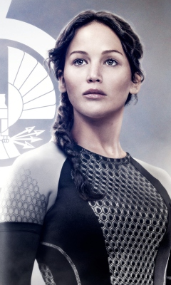 Das Jennifer Lawrence In The Hunger Games Catching Fire Wallpaper 240x400