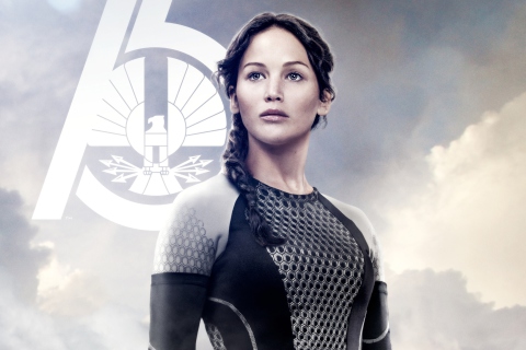 Jennifer Lawrence In The Hunger Games Catching Fire wallpaper 480x320